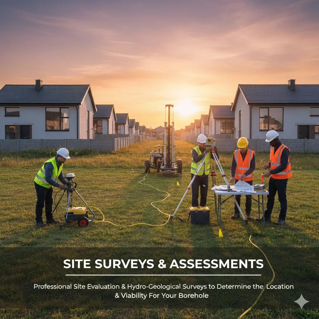 Borehole site surveys and assessments Zimbabwe