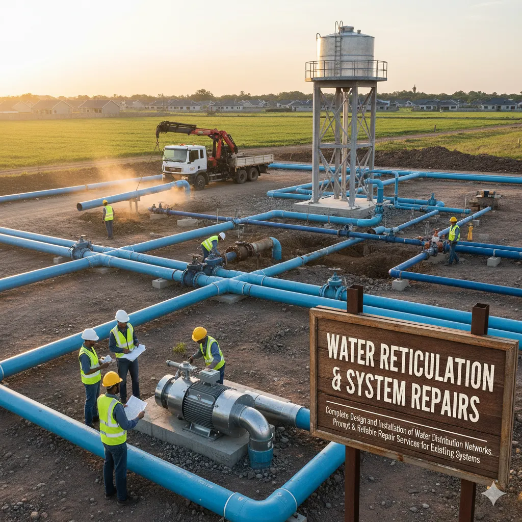 Water reticulation and system repairs Zimbabwe